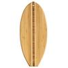 Totally Bamboo Lil' Surfer Surfboard Shaped Bamboo Serving and Cutting Board, 14-1/2" x 6 view 1
