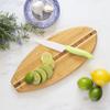 Totally Bamboo Lil' Surfer Surfboard Shaped Bamboo Serving and Cutting Board, 14-1/2" x 6 view 2
