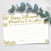 m&h invites Retirement Memories and Wishes Cards (50 Count) - Retirement Party Activity view 2