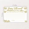 m&h invites Retirement Memories and Wishes Cards (50 Count) - Retirement Party Activity view 3