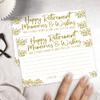 m&h invites Retirement Memories and Wishes Cards (50 Count) - Retirement Party Activity view 4
