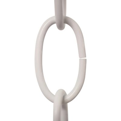 RCH Hardware CH-S56-10-WHT Steel Chandelier Chain 9 Gauge, White (1 Foot)