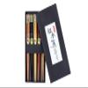 Heim Concept 5- Pairs Natural Wood Chopsticks Reusable Chinese Korean Japanese Chopsticks Set Bamboo Chop Stick view 1