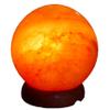 Black Tai Sphere Salt Lamp 4" with Cord view 1