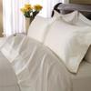 Vanessa Collection Egyptian Cotton 600 Thread Count Solid Sateen 3 Pc Duvet Cover Set Ecru - Full. view 1