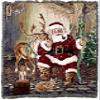 Pure Country Weavers Christmas Time to Go Blanket by Terry Doughty - Santa Claus Saint Nicholas Nick Kris Kringle Reindeer Cat - Gift Tapestry Throw Woven from Cotton - Made in The USA (72x54) view 4