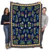 Pure Country Weavers Greyson's Floral Blanket - Garden Floral Gift Tapestry Throw Woven from Cotton - Made in The USA (72x54) view 1