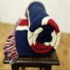 Pure Country Weavers United Kingdom - Union Jack Flag Blanket - Gift Soft Tapestry Throw Woven from Cotton - Made in The USA (69x48) view 4