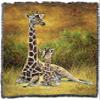 Pure Country Weavers Mother and Son Giraffe Blanket by Lucie Bilodeau - Gift Tapestry Throw Woven from Cotton - Made in The USA (72x54) view 4