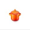 Le Creuset Stoneware Mini Round Cocotte, 8 oz., Flame view 2