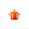 Le Creuset Stoneware Mini Round Cocotte, 8 oz., Flame view 3