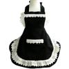Hyzrz Lovely Home Work Adjustable Apron Shop Cake Kitchen Cooking Aprons for Women Girls with Pocket for Gift,Black view 1
