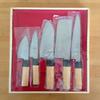 Japanese Kitchen Knife Set of 5 (Wooden Box Case) Mr. Takaaki Nakamura view 3