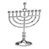 Rite Lite Chanukah Mini Menorah Set with Candles - Aluminum Hanukkah Menorah 4.25" view 1