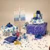 Rite Lite Hanukkah Silver Menorah - Modern & Polished Chanukah Menorah Jewish Holiday Party Favors Decorations Judaica Festival of Lights view 2