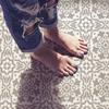 Cutting Edge Stencils Amalfi Tile Stencil  Reusable Floor Stencil for Painting Tiles, Concrete, Patios, and Walls  DIY Home Decor (Extra Large 16"x16") view 1