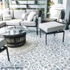 Cutting Edge Stencils Amalfi Tile Stencil  Reusable Floor Stencil for Painting Tiles, Concrete, Patios, and Walls  DIY Home Decor (Extra Large 16"x16") view 2