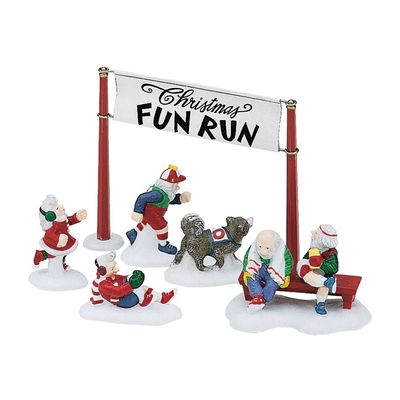 Dept 56 North Pole VillageChristmas Fun Run 56434