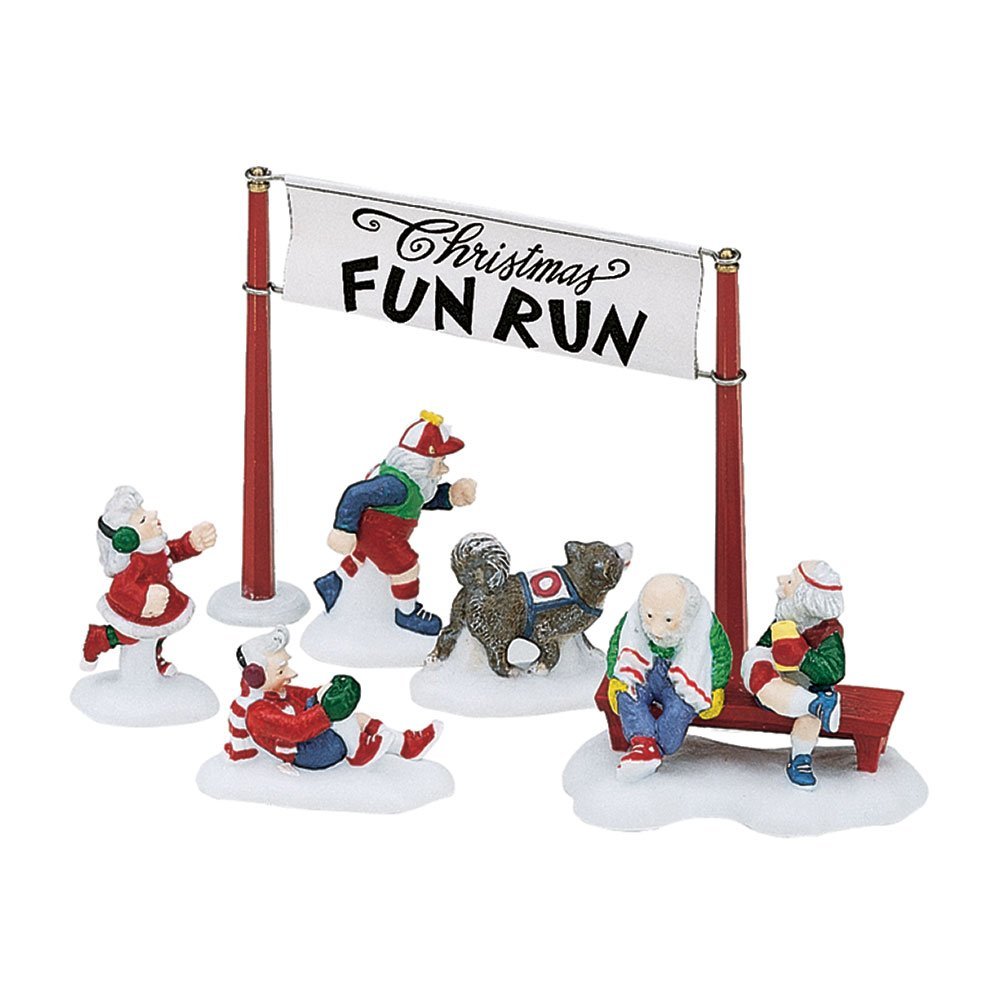 Dept 56 North Pole VillageChristmas Fun Run 56434