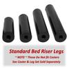 Leggett & Platt Adjustable Bed Leg Kit, 11" Height, Set of 4, M8 Threading view 4