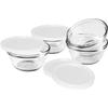 Anchor Hocking 6-Ounce Custard Cups with Lids, Set of 4 view 1