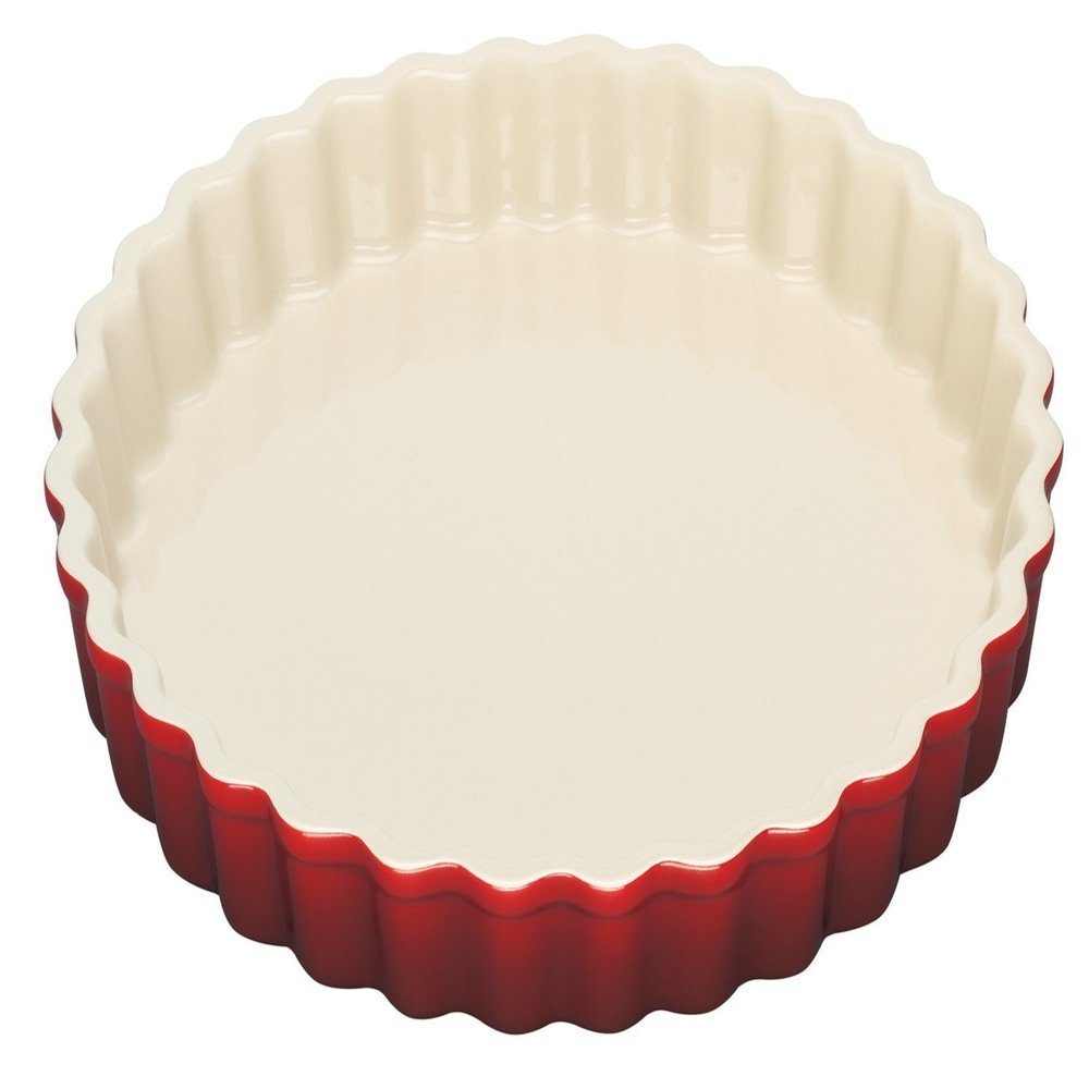 Le Creuset Stoneware Tart Dish, 1.5 qt. (9"), Cerise