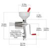 Johnny Apple Sauce Maker, Tomato Sauce Maker, Remove Skins & Seeds From Produce, Model 250 Clamp Based Food Strainer (Basic Strainer) view 2
