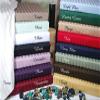 Vanessa Collection SOHO Egyptian Cotton 800 Thread Count Sateen Stripe 3 -Pc Duvet Cover Set Gold Calking. view 1