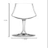Lorenzo Ego-White Wine Goblet (Pack of 6), Clear view 4
