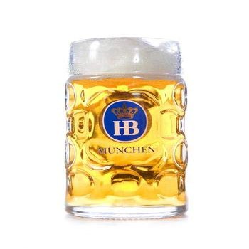 1 Liter HB "Hofbrauhaus Munchen" Dimpled Glass Beer Stein