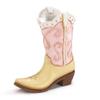 Pink Ladies Cowboy Cowgirl Boot Vase - Great Western Country Home Accent view 1