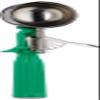 Vollrath 2-2/3 oz Stainless Steel Disher - Size 12,Green view 1