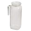Bormioli Rocco Glass Frigoverre Jug With Airtight Lid 33.75oz : Clear Pitcher With Hermetic Sealing, Easy Pour Spout & Handle  For Water, Juice, Iced Coffee & Iced Tea view 1