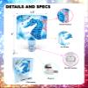 Puzzled Sea Horse Night Light, Glass Art Plug in Decorative Socket Lamp Manual On & Off Portable Lights for Stairway Bedroom Bathroom Nursery Kids Accessory Home & Kitchen Decor view 2
