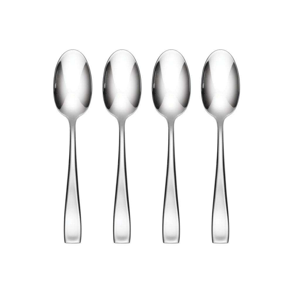 Oneida Moda Teaspoons, Set of 4,Silver