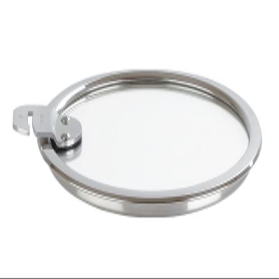 Cristel Strate K18SA Glass Lid, 7", Silver