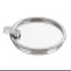 Cristel Strate K18SA Glass Lid, 7", Silver view 1