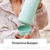 Takeya Actives Water Bottle with Spout Lid - Bottle with Double Stainless Steel Insulation - Dishwasher Safe & BPA-Free - Bottle with Spout Lid & Removable Bumper - 40 oz, Onyx view 3