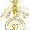 50th Anniversary Centerpiece Party Accessory (1 count) (1/Pkg) view 3