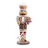 Kurt Adler 16-Inch Wooden Gingerbread Christmas Nutcracker (Color May Vary),Brown/Beige view 2