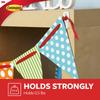 Command Mini Light Clips, Damage-Free Hanging Light Clips with Adhesive Strips, No Tools Mini Wall Hook for Hanging Decorations in Living Spaces, 18 White Wall Hook and 24 Strips view 3