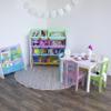 Humble Crew Kids Wooden Table and 4 Chairs Set, White/Pastels - Kids Table and Chair Set for Toddlers and Children for Arts, Crafts, and Snack Time - Sturdy, Durable Toddler Activity Table view 3