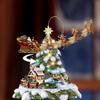 The Bradford Exchange Thomas Kinkade Animated Tabletop Christmas Tree with Train: Wonderland Express view 2
