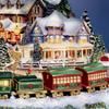 The Bradford Exchange Thomas Kinkade Animated Tabletop Christmas Tree with Train: Wonderland Express view 4