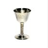 New Age Imports, Inc. Pentagram Chalice 5" High~ Silver Plated 100% Solid Brass view 2