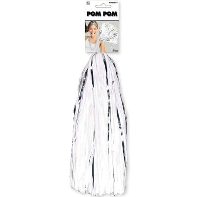 White Pom Pom Mix - 15" (1 Count) - Vibrant Party Decorations, Versatile & Reusable, Eye-Catching Aesthetic for Any Event
