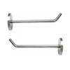 NELXULAS Brushed Stainless Steel Single Heavy Duty Long Coat Hook Robe Hanger Wall Mount Hook, Fit for Kitchen,Bedroom,Living Room, Bathroom,Closets and Garage Storage (7-2/3", 2 PCS) view 1