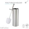Bath Bliss Stainless Steel Toilet Brush Holder view 3