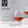 Viski Wingback Brandy Glass glassware set, Stemmed Wine glasses, Cocktail Glass Gift, Perfect for Bourbon, Rye, Scotch, and Mezcal, Set of 2, 17oz view 2
