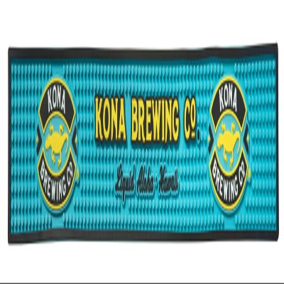 Kona Brewing Co. Big Wave Professional Bar Spill Mat Rail Drip Mat